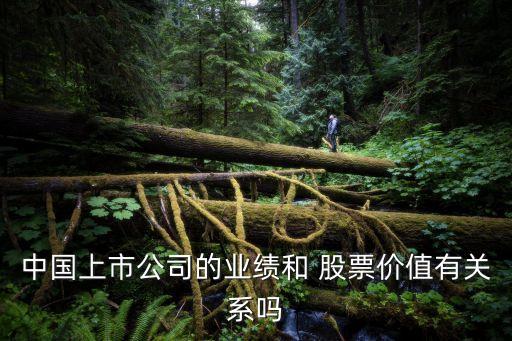 中國上市公司的業(yè)績和 股票價(jià)值有關(guān)系嗎