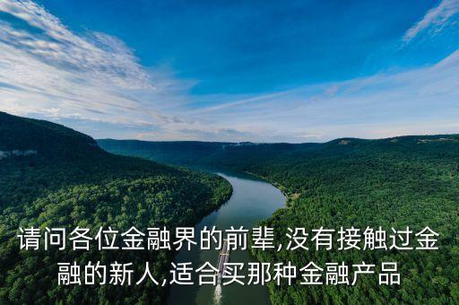 請(qǐng)問(wèn)各位金融界的前輩,沒(méi)有接觸過(guò)金融的新人,適合買那種金融產(chǎn)品