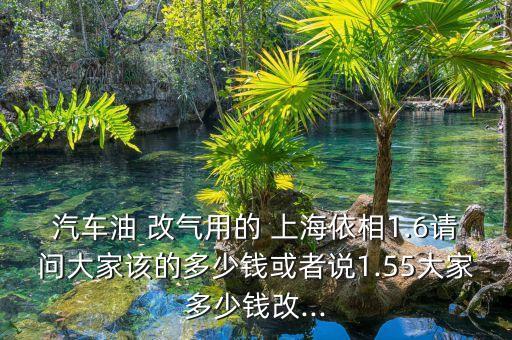 汽車油 改氣用的 上海依相1.6請(qǐng)問大家該的多少錢或者說1.55大家多少錢改...