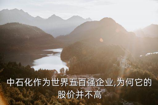 中石化作為世界五百強(qiáng)企業(yè),為何它的 股價(jià)并不高