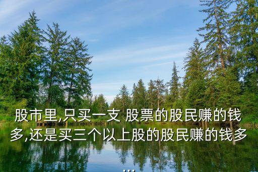 只操作一只股票能賺錢(qián)嗎,主力操作一只股票要多少時(shí)間