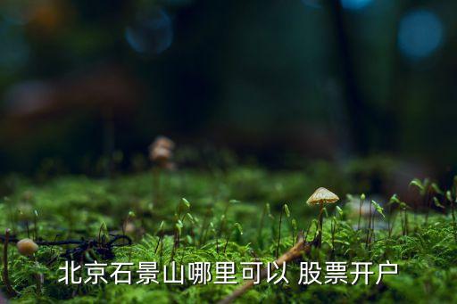 北京石景山哪里可以 股票開(kāi)戶