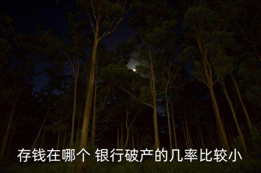 什么銀行不會(huì)倒閉,千萬別把錢存這4家銀行