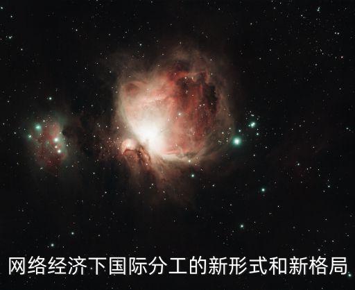 網(wǎng)絡(luò)經(jīng)濟(jì)下國際分工的新形式和新格局