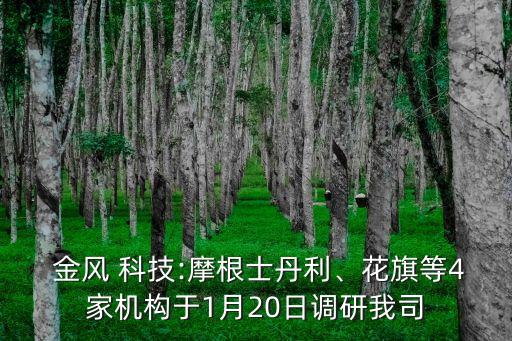  金風(fēng) 科技:摩根士丹利、花旗等4家機(jī)構(gòu)于1月20日調(diào)研我司