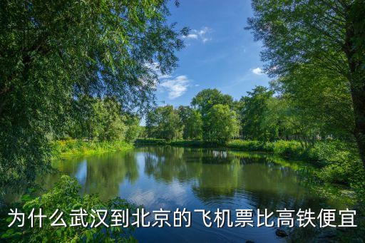 為什么武漢到北京的飛機(jī)票比高鐵便宜