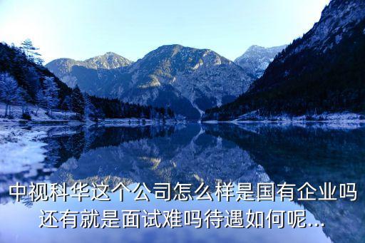 中視科華這個(gè)公司怎么樣是國(guó)有企業(yè)嗎還有就是面試難嗎待遇如何呢...