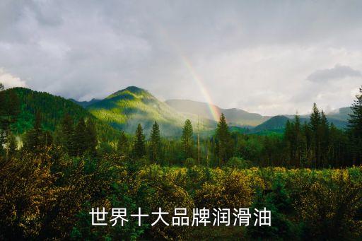 世界十大品牌潤(rùn)滑油