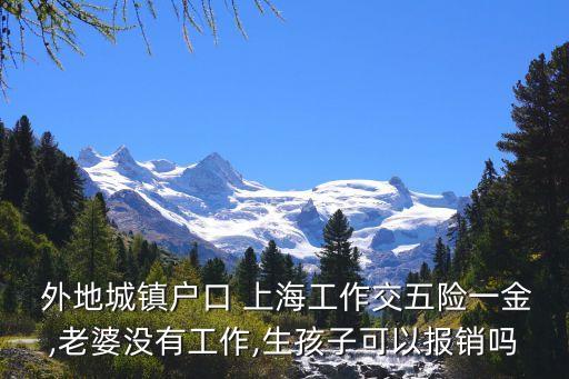  外地城鎮(zhèn)戶口 上海工作交五險一金,老婆沒有工作,生孩子可以報銷嗎