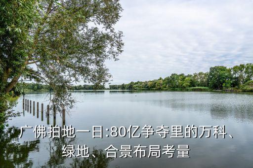 廣佛拍地一日:80億爭(zhēng)奪里的萬(wàn)科、綠地、合景布局考量