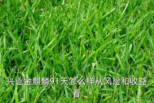 興業(yè)金麒麟91天怎么樣從風(fēng)險和收益看