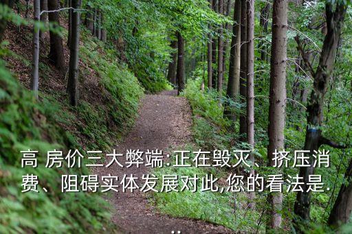 高房價(jià)摧毀中國經(jīng)濟(jì),房價(jià)下跌對中國經(jīng)濟(jì)的影響