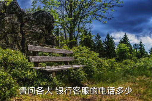 請(qǐng)問(wèn)各大 銀行客服的電話(huà)多少