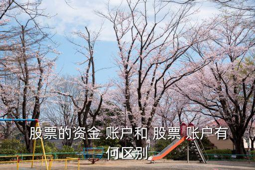  股票的資金 賬戶(hù)和 股票 賬戶(hù)有何區(qū)別