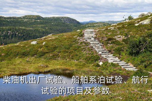 柴油機(jī)出廠試驗(yàn)、船舶系泊試驗(yàn)、航行試驗(yàn)的項(xiàng)目及參數(shù)