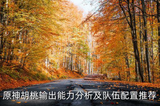 原神胡桃輸出能力分析及隊(duì)伍配置推薦