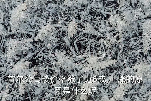 首爾公寓樓價格漲了近6成,上漲的原因是什么呢