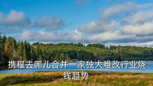 攜程去哪兒合并一家獨(dú)大難改行業(yè)燒錢趨勢