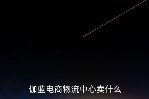  伽藍電商物流中心賣什么