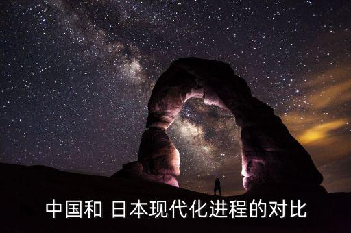 中國和 日本現代化進程的對比
