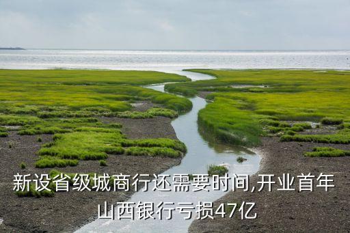 新設(shè)省級(jí)城商行還需要時(shí)間,開業(yè)首年 山西銀行虧損47億