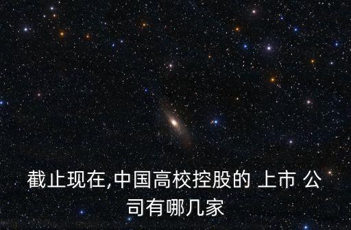 截止現(xiàn)在,中國(guó)高?？毓傻?上市 公司有哪幾家