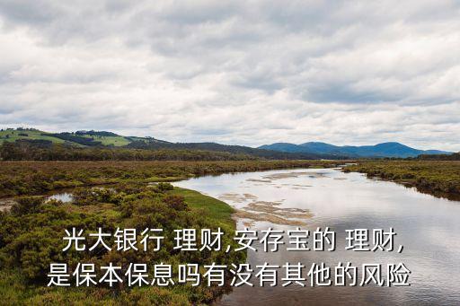  光大銀行 理財,安存寶的 理財,是保本保息嗎有沒有其他的風險