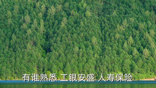 有誰熟悉 工銀安盛 人壽保險