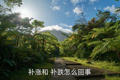 補(bǔ)漲和 補(bǔ)跌怎么回事