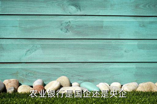 農(nóng)業(yè)銀行是國(guó)企還是央企