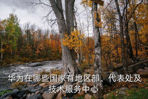  華為在哪些國家有地區(qū)部、代表處及技術(shù)服務(wù)中心