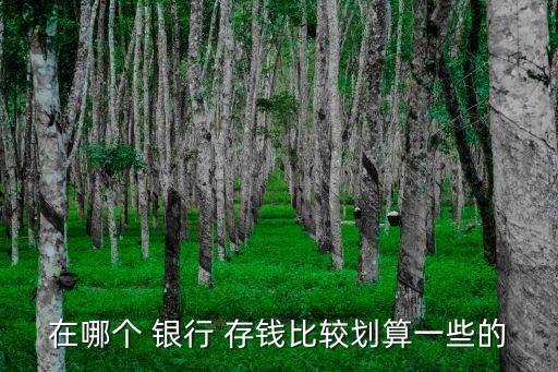 在哪個銀行存錢好,哪個銀行在國外好用