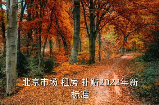 北京公租房租金補貼標準,公租房租金補貼是什么意思