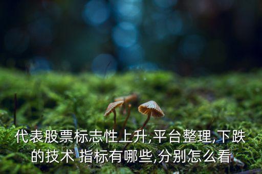 代表股票標志性上升,平臺整理,下跌的技術 指標有哪些,分別怎么看