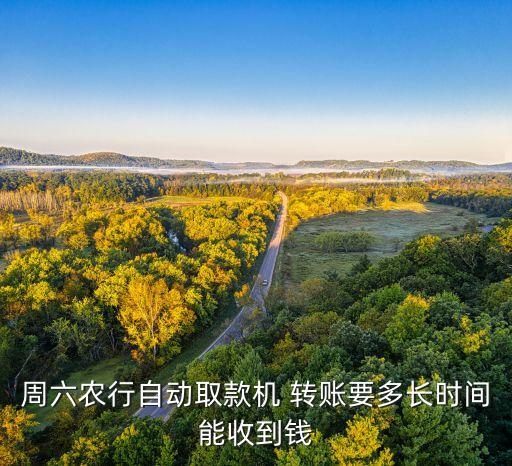 周六農(nóng)行自動(dòng)取款機(jī) 轉(zhuǎn)賬要多長(zhǎng)時(shí)間能收到錢