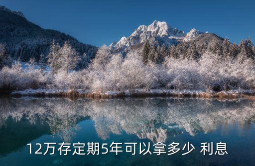 12萬(wàn)存定期5年可以拿多少 利息