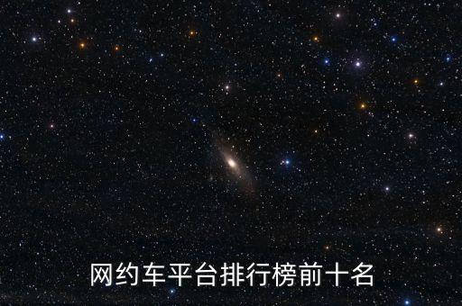 網約車平臺排行榜前十名