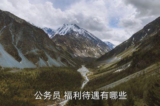  公務員 福利待遇有哪些