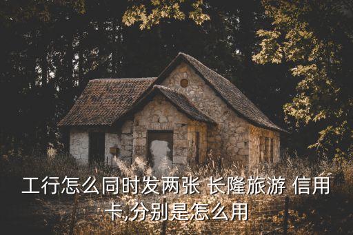 工行怎么同時(shí)發(fā)兩張 長隆旅游 信用卡,分別是怎么用