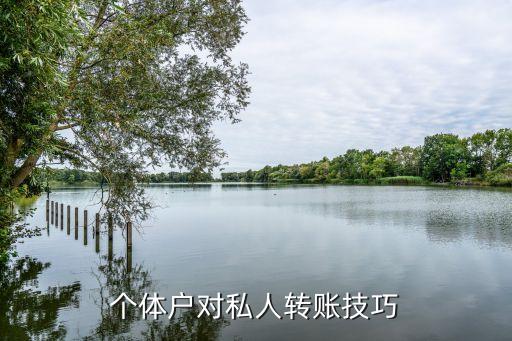 個(gè)體戶對私人轉(zhuǎn)賬技巧