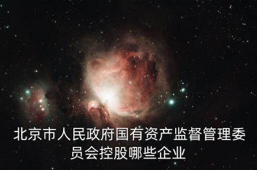  北京市人民政府國(guó)有資產(chǎn)監(jiān)督管理委員會(huì)控股哪些企業(yè)