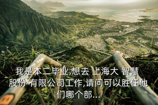 我是本二畢業(yè),想去 上海大 智慧 股份 有限公司工作,請問可以勝任他們哪個部...