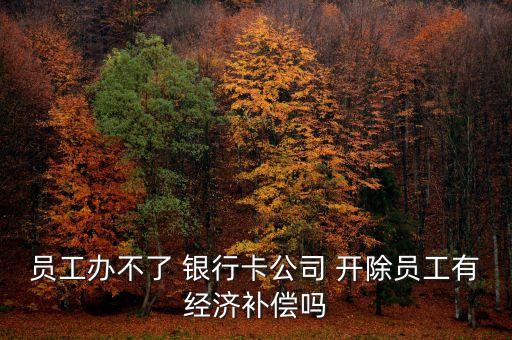 員工辦不了 銀行卡公司 開除員工有經(jīng)濟(jì)補(bǔ)償嗎