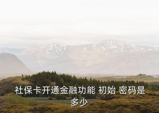 天津中國銀行社保卡初始密碼,中國銀行社?？ǔ跏济艽a是多少啊怎么改