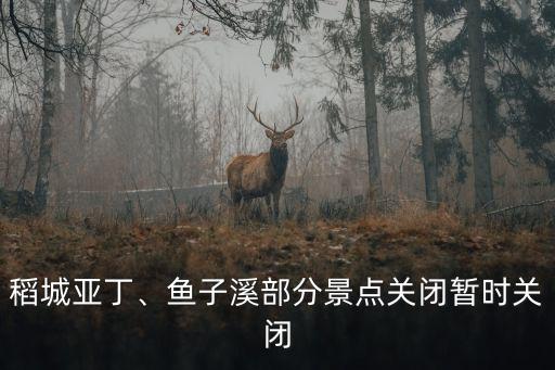 稻城亞丁、魚子溪部分景點關閉暫時關閉