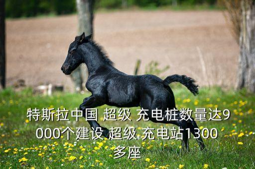  特斯拉中國 超級 充電樁數量達9000個建設 超級 充電站1300多座