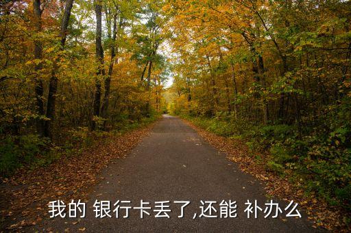 我的 銀行卡丟了,還能 補辦么