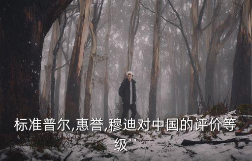 國際三大評級機構(gòu)對中國的評級,全球三大評級機構(gòu)評級程序和標(biāo)準(zhǔn)