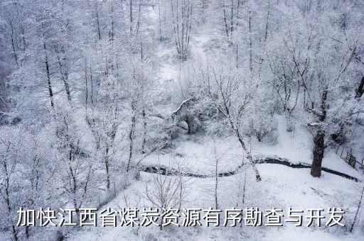 加快江西省煤炭資源有序勘查與開發(fā)