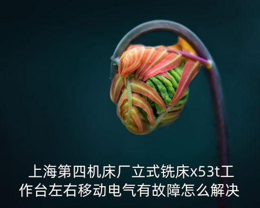  上海第四機(jī)床廠立式銑床x53t工作臺(tái)左右移動(dòng)電氣有故障怎么解決